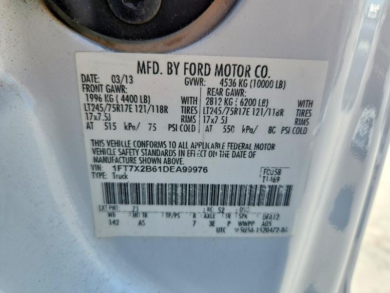 Продажа на аукционе авто 2013 Ford F250, vin: 1FT7X2B61DEA99976, номер лота: 57611226