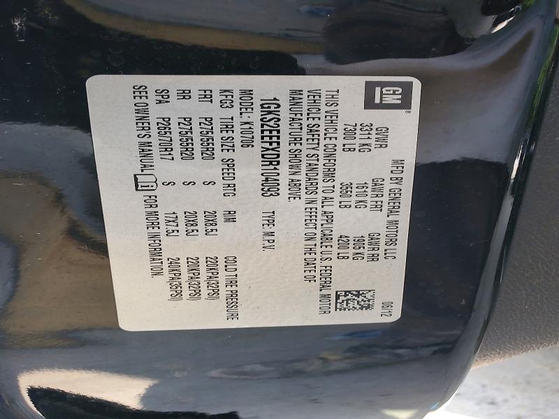 Продаж на аукціоні авто 2013 Gmc Yukon, vin: 1GKS2EEFXDR104093, номер лоту: 63167726