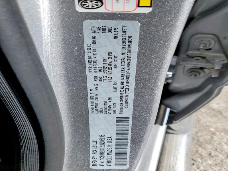 Продажа на аукционе авто 2020 Ram 1500, vin: 1C6RREDT2LN306095, номер лота: 60519496