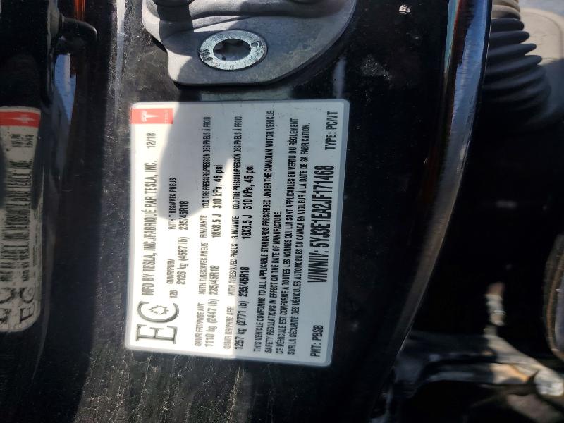 Продажа на аукционе авто 2018 Tesla Model 3, vin: 5YJ3E1EA2JF171468, номер лота: 62699946