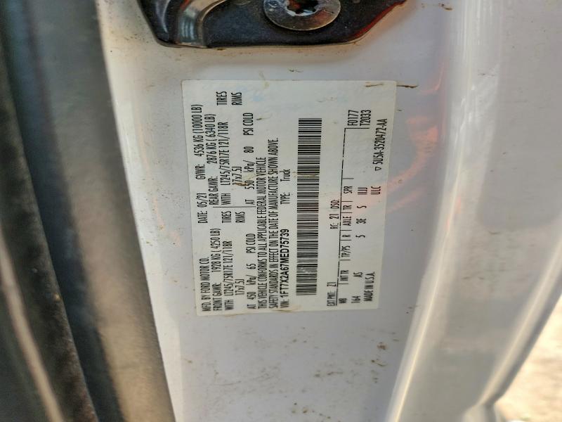 62493376 :رقم المزاد ، 1FT7X2A67MED75739 vin ، 2021 Ford F250 مزاد بيع