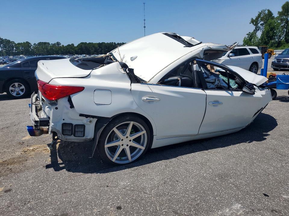 2015 Infiniti Q50 მანქანა იყიდება აუქციონზე, vin: JN1BV7APXFM334989, აუქციონის ნომერი: 61347236