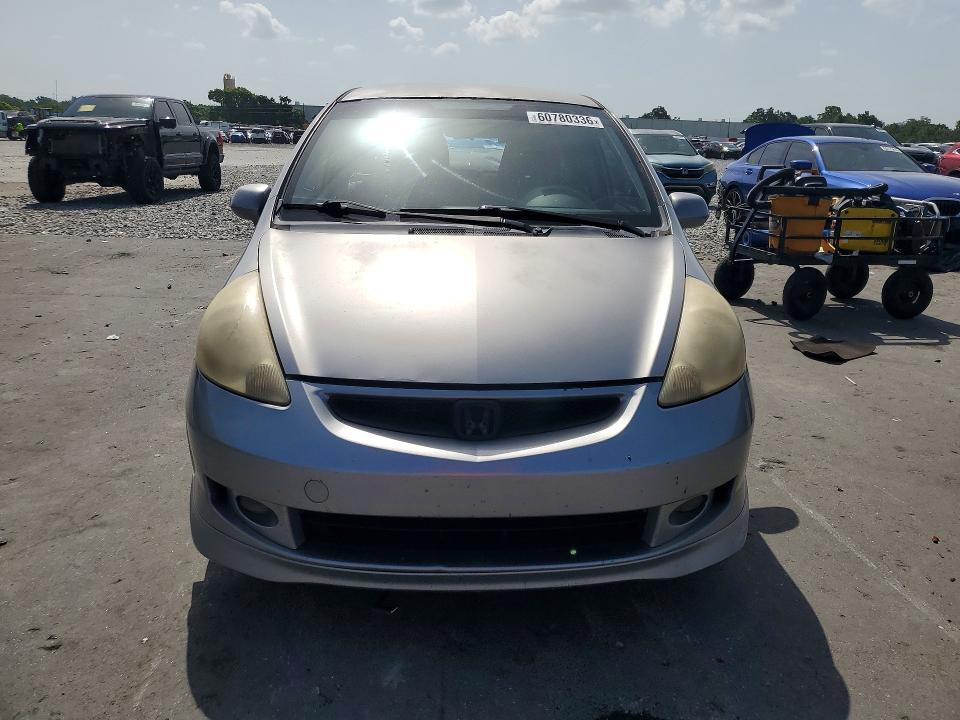 60780336 :رقم المزاد ، JHMGD38657S022232 vin ، 2007 Honda Fit مزاد بيع
