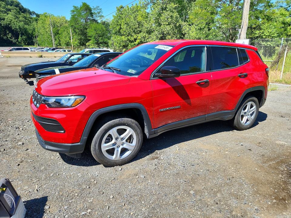 62015486 :رقم المزاد ، 3C4NJDANXRT591605 vin ، 2024 Jeep Compass مزاد بيع
