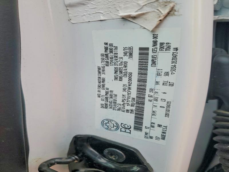 Aukcja sprzedaży 2015 Ford F150, vin: 1FTFW1EF9FKE00650, numer aukcji: 61592786