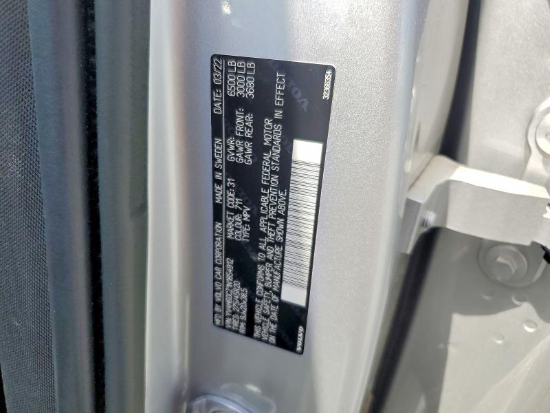 2022 Volvo Xc90 მანქანა იყიდება აუქციონზე, vin: YV4H60CZ1N1854912, აუქციონის ნომერი: 60997946
