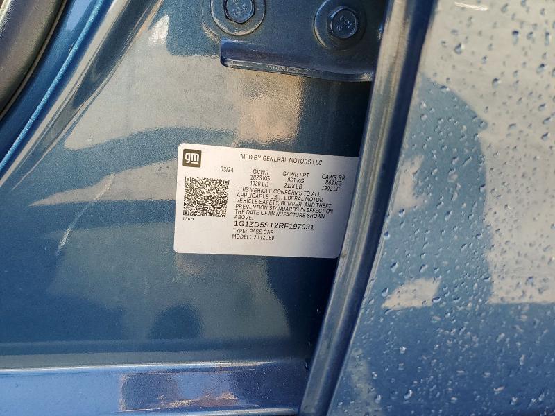 2024 Chevrolet Malibu მანქანა იყიდება აუქციონზე, vin: 1G1ZD5ST2RF197031, აუქციონის ნომერი: 60691906