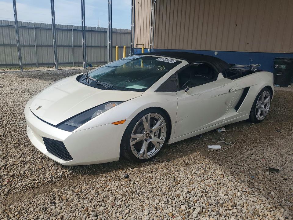 2007 Lamborghini Gallardo მანქანა იყიდება აუქციონზე, vin: ZHWGU22T17LA04972, აუქციონის ნომერი: 55450486