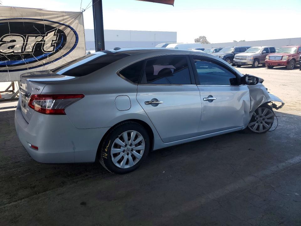 59808336 :رقم المزاد ، 3N1AB7AP4FL653450 vin ، 2015 Nissan Sentra مزاد بيع