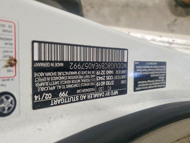 61813096 :رقم المزاد ، WDDUG8CB9EA057992 vin ، 2014 Mercedes-benz S مزاد بيع