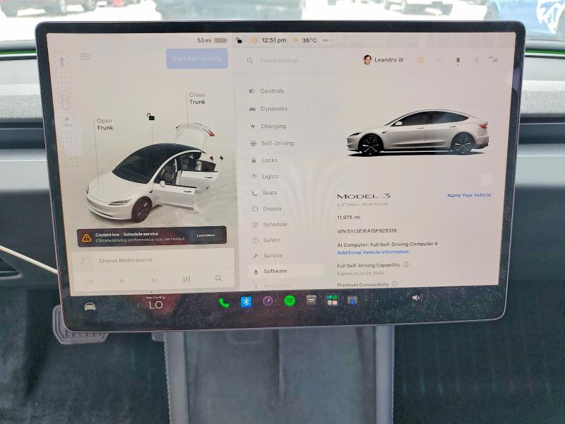 Aukcja sprzedaży 2025 Tesla Model 3, vin: 5YJ3E1EA1SF925316, numer aukcji: 61173096