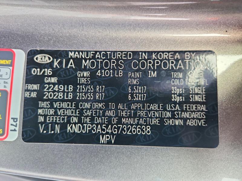 Продаж на аукціоні авто 2016 Kia Soul, vin: KNDJP3A54G7326638, номер лоту: 63170116