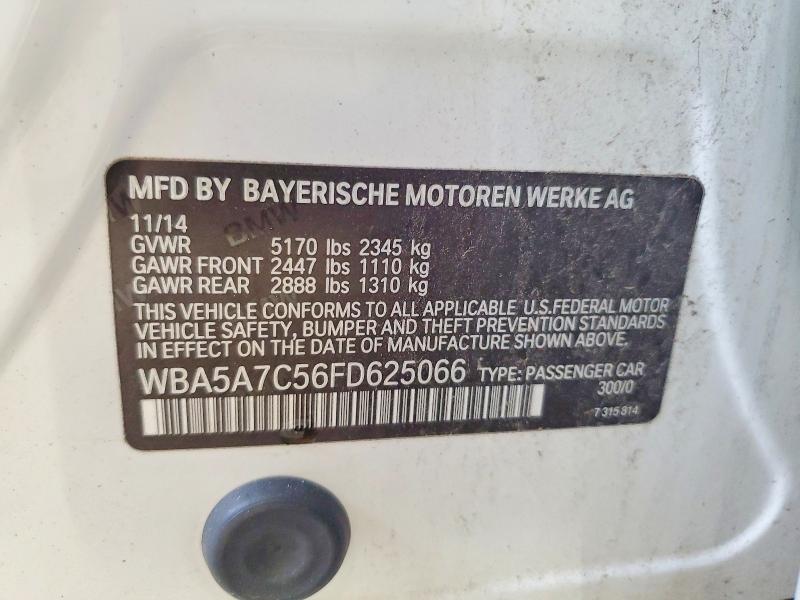 Продажа на аукционе авто 2015 Bmw 528, vin: WBA5A7C56FD625066, номер лота: 63552116