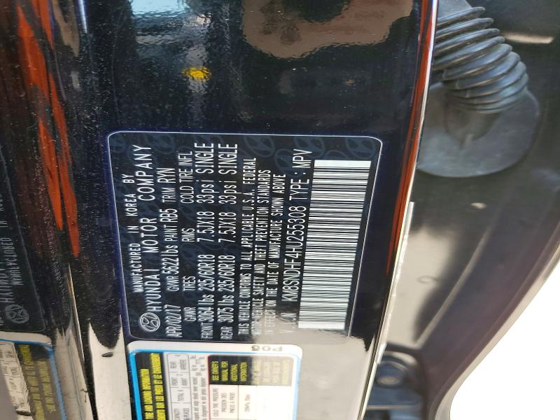 60244336 :رقم المزاد ، KM8SNDHF4HU255308 vin ، 2017 Hyundai Santa Fe مزاد بيع