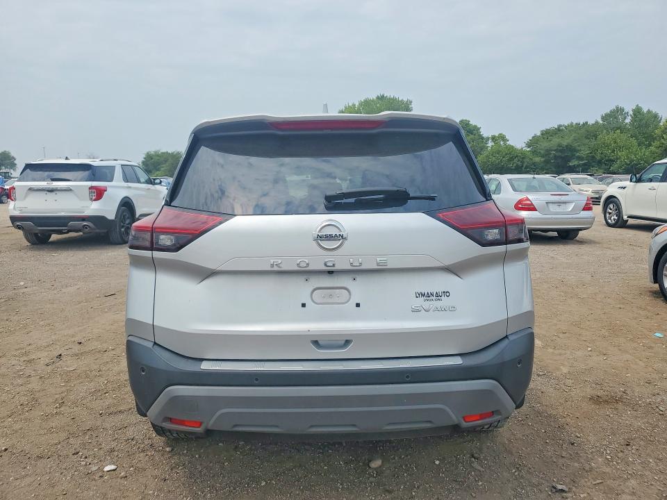 62702806 :رقم المزاد ، 5N1AT3BB1MC708124 vin ، 2021 Nissan Rogue مزاد بيع