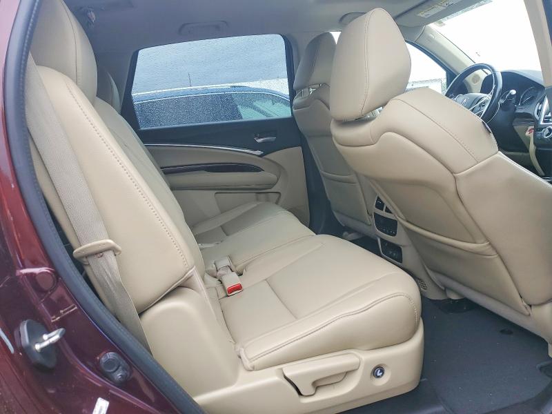 63130126 :رقم المزاد ، 5FRYD4H53HB006076 vin ، 2017 Acura Mdx مزاد بيع