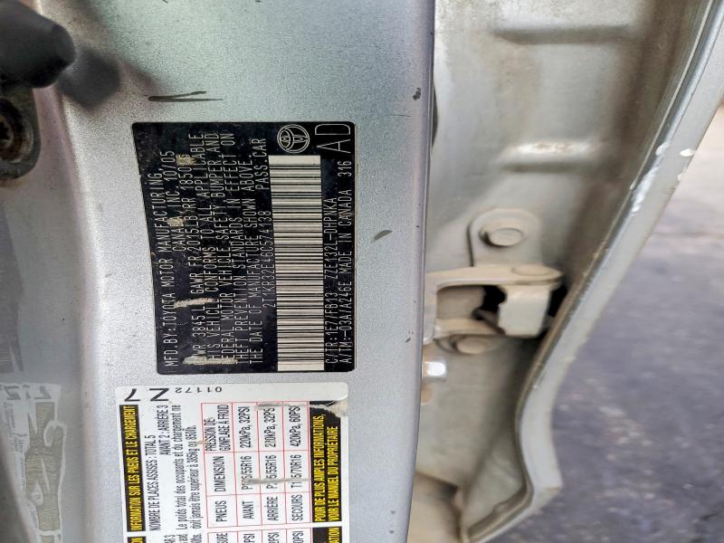 60049806 :رقم المزاد ، 2T1KR32E46C574138 vin ، 2006 Toyota Corolla Matrix مزاد بيع