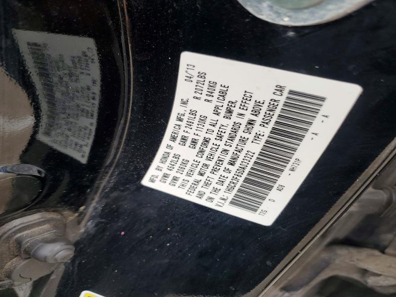 60017836 :رقم المزاد ، 1HGCR3F85DA033322 vin ، 2013 Honda Accord مزاد بيع