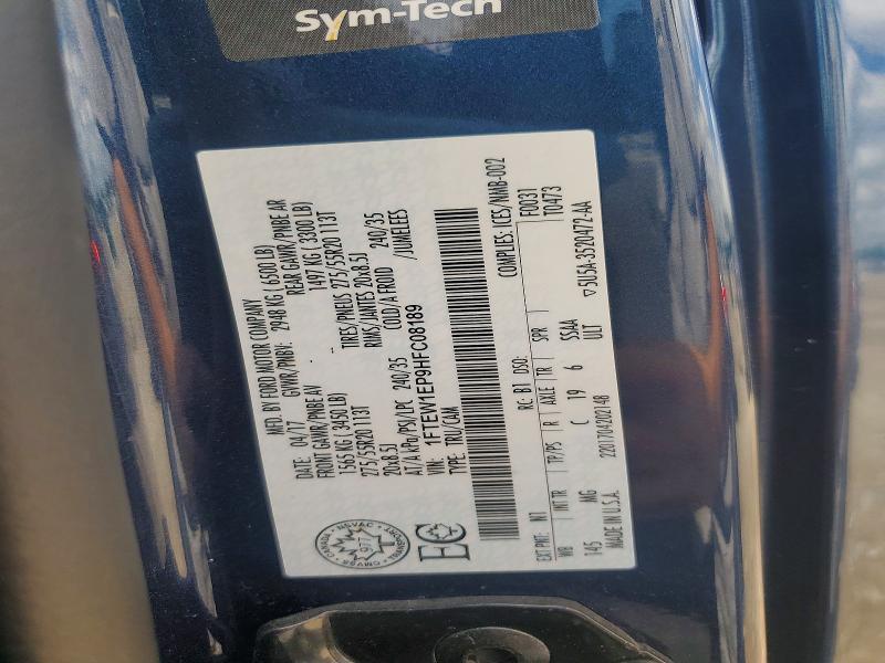 Продаж на аукціоні авто 2017 Ford F150, vin: 1FTEW1EP9HFC08189, номер лоту: 60674766