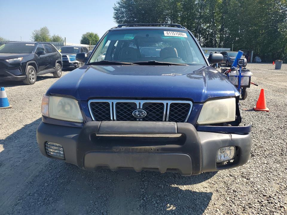 2001 Subaru Forester მანქანა იყიდება აუქციონზე, vin: JF1SF63511H705884, აუქციონის ნომერი: 61151586