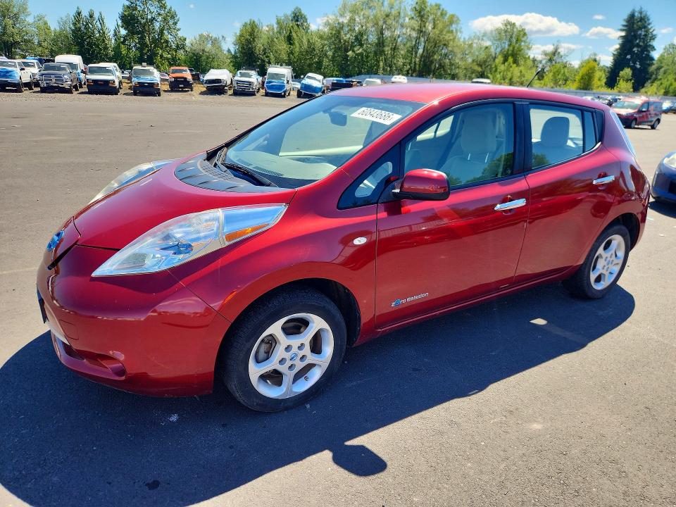 Продаж на аукціоні авто 2011 Nissan Leaf, vin: JN1AZ0CP8BT006250, номер лоту: 60843686