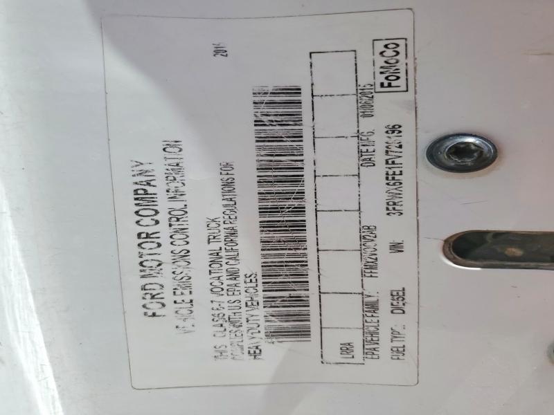 61199046 :رقم المزاد ، 3FRWX6FE1FV728196 vin ، 2015 Ford F650 مزاد بيع