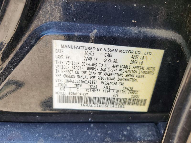 Aukcja sprzedaży 2016 Nissan Altima, vin: 1N4AL11D16C141191, numer aukcji: 62657176