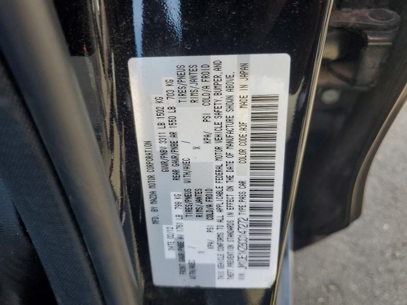 2012 Mazda Mazda2 მანქანა იყიდება აუქციონზე, vin: JM1DE1KZ8C0147272, აუქციონის ნომერი: 85989555