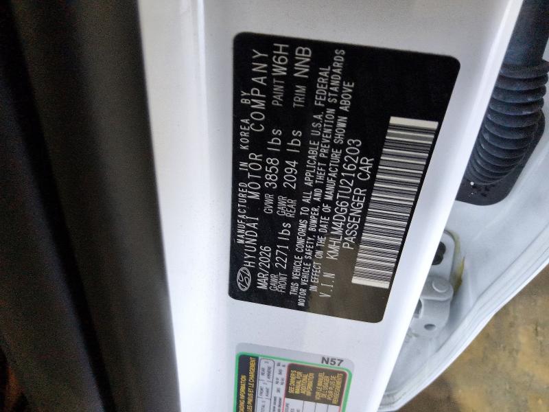 Aukcja sprzedaży 2026 Hyundai Elantra, vin: KMHLM4DG6TU216203, numer aukcji: 60695926