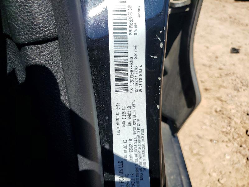 2015 Chrysler 200 მანქანა იყიდება აუქციონზე, vin: 1C3CCCAB4FN748109, აუქციონის ნომერი: 63199856