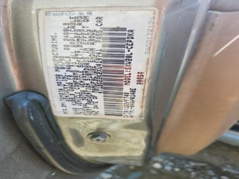 Aukcja sprzedaży 1999 Toyota Camry, vin: 4T1BG22K2XU419741, numer aukcji: 61780236