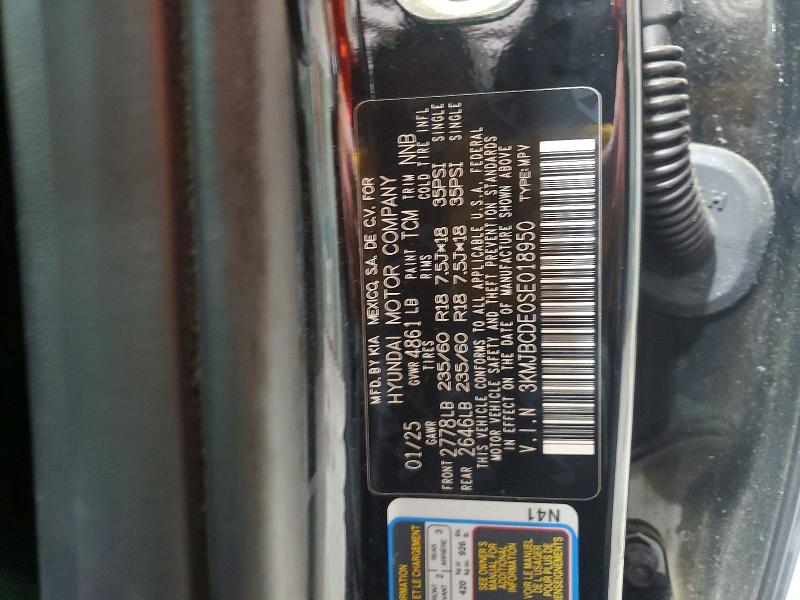 Продаж на аукціоні авто 2025 Hyundai Tucson, vin: 3KMJBCDE0SE018950, номер лоту: 61294046