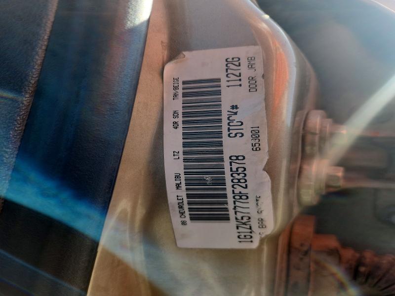 62689676 :رقم المزاد ، 1G1ZK57778F283578 vin ، 2008 Chevrolet Malibu مزاد بيع