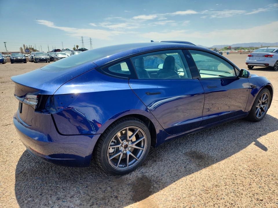 2023 Tesla Model 3 მანქანა იყიდება აუქციონზე, vin: 5YJ3E1EA5PF447750, აუქციონის ნომერი: 61217676