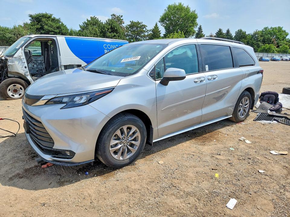 2025 Toyota Sienna მანქანა იყიდება აუქციონზე, vin: 5TDJSKFC5SS215210, აუქციონის ნომერი: 60320386