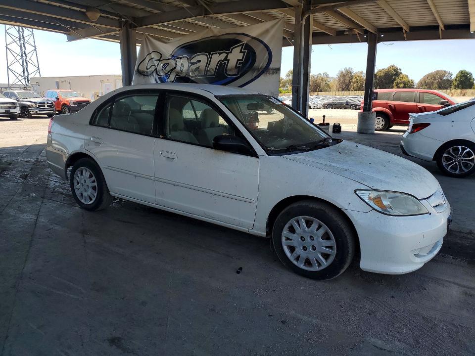 2004 Honda Civic მანქანა იყიდება აუქციონზე, vin: 2HGES16564H641648, აუქციონის ნომერი: 62660196