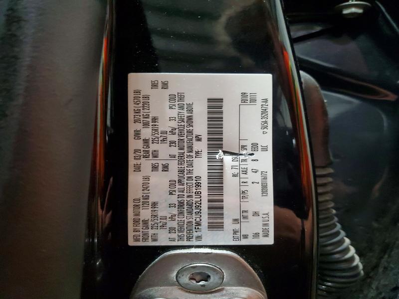 Продаж на аукціоні авто 2020 Ford Escape, vin: 1FMCU9J92LUB19910, номер лоту: 59326386