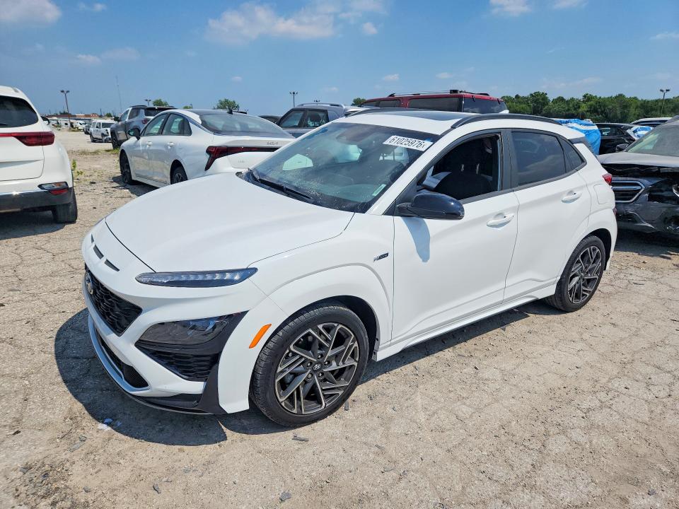 2022 Hyundai Kona მანქანა იყიდება აუქციონზე, vin: KM8K33A37NU868115, აუქციონის ნომერი: 61025976