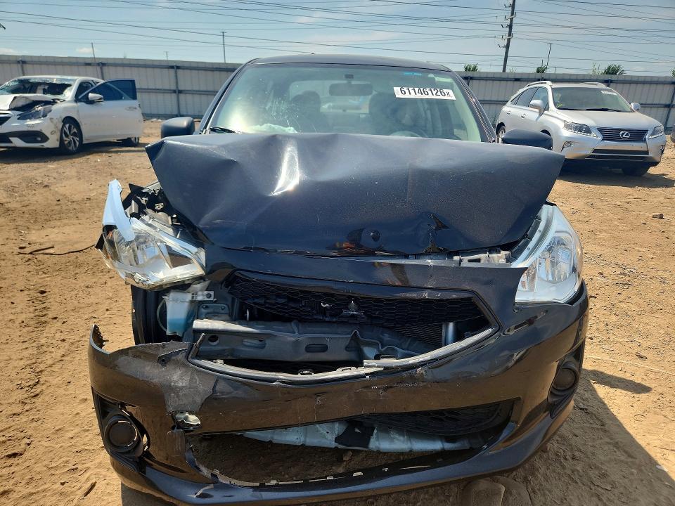 2020 Mitsubishi Mirage მანქანა იყიდება აუქციონზე, vin: ML32F4FJ5LHF09737, აუქციონის ნომერი: 61146126