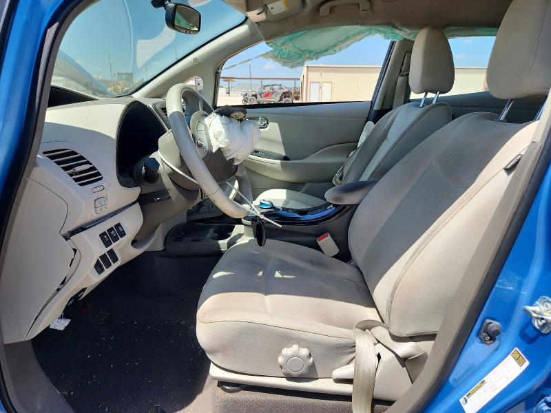 61984576 :رقم المزاد ، JN1AZ0CP8CT021607 vin ، 2012 Nissan Leaf مزاد بيع