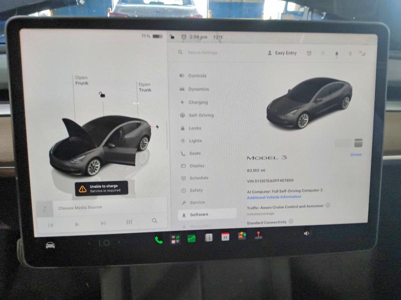 Продажа на аукционе авто 2023 Tesla Model 3, vin: 5YJ3E1EA0PF457859, номер лота: 60487166