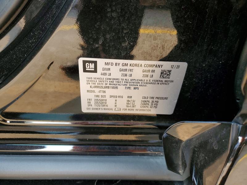 Auction sale of the 2021 Buick Encore Gx, vin: KL4MMGSL6MB118595, lot number: 62962326