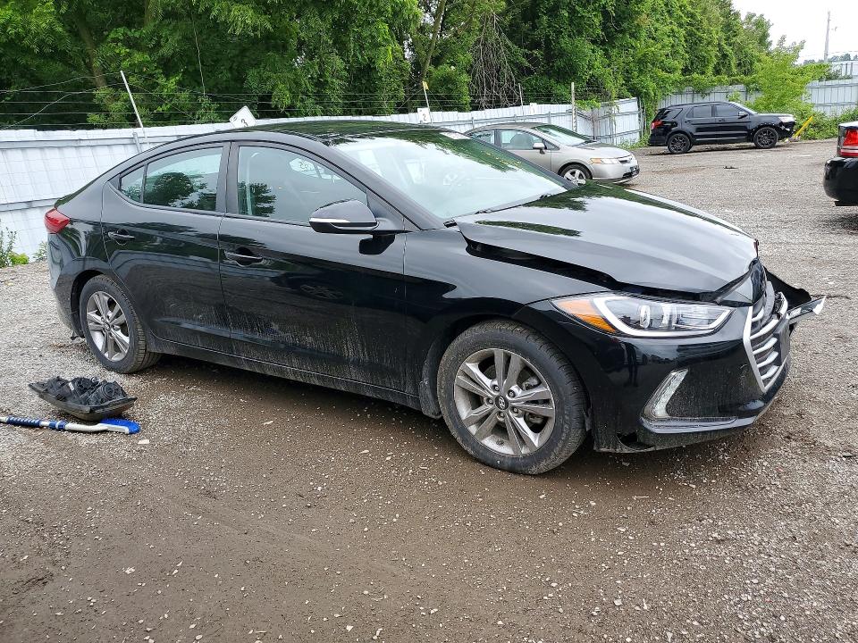 61576236 :رقم المزاد ، KMHD84LF1JU623263 vin ، 2018 Hyundai Elantra مزاد بيع