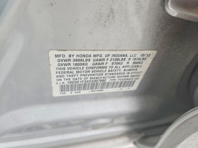 Aukcja sprzedaży 2014 Acura Ilx, vin: 19VDE1F3XEE007880, numer aukcji: 62857296