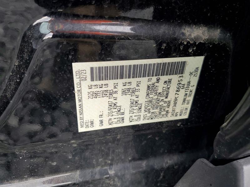 Продажа на аукционе авто 2023 Nissan Rogue, vin: 5N1BT3AB9PC786953, номер лота: 61546016