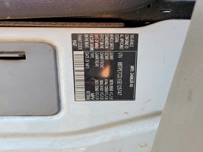 Aukcja sprzedaży 2016 Mercedes-benz Sprinter, vin: 8BTPE7CD1GE125747, numer aukcji: 62465976