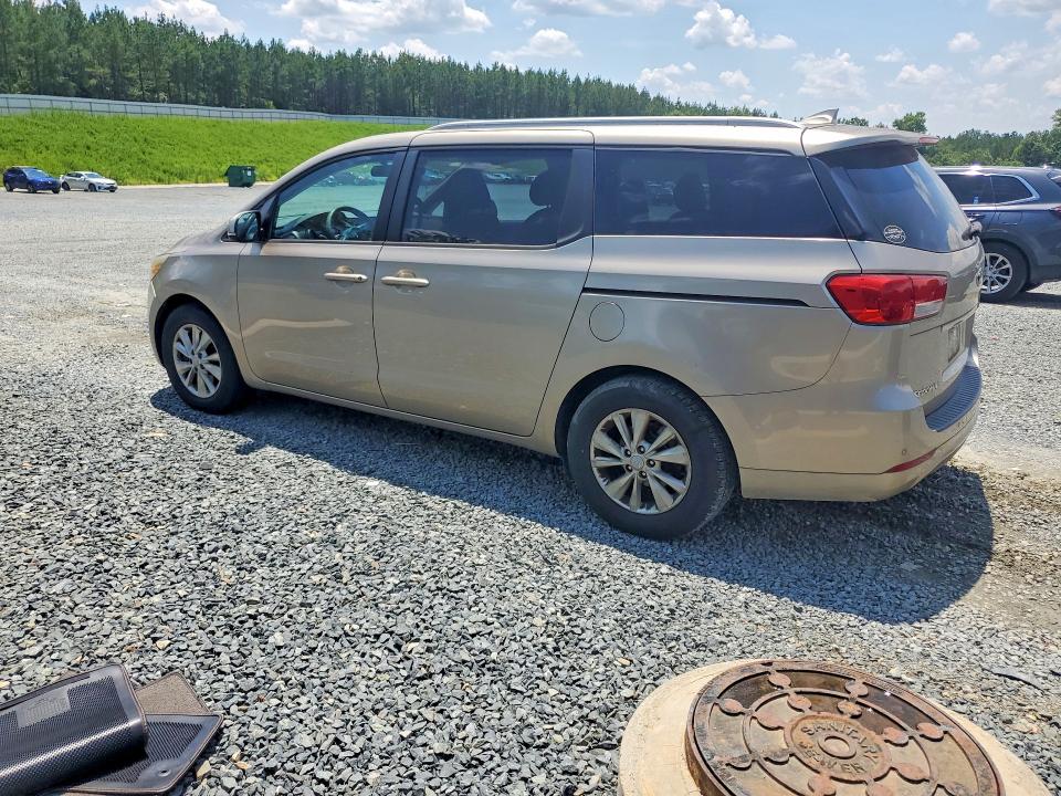 2015 Kia Sedona მანქანა იყიდება აუქციონზე, vin: KNDMB5C11F6021278, აუქციონის ნომერი: 60206286