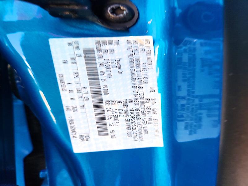 63193766 :رقم المزاد ، 1FADP3N26GL387824 vin ، 2016 Ford Focus مزاد بيع