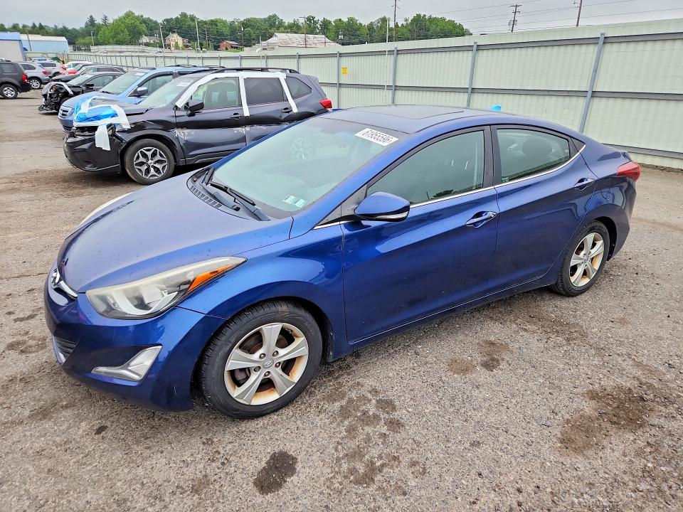 2016 Hyundai Elantra მანქანა იყიდება აუქციონზე, vin: 5NPDH4AE5GH683743, აუქციონის ნომერი: 61955596