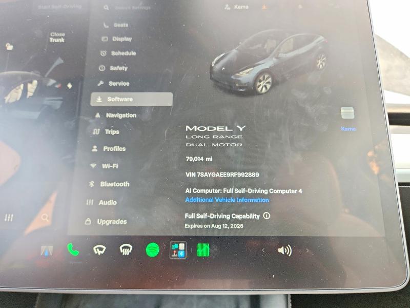 Aukcja sprzedaży 2024 Tesla Model Y, vin: 7SAYGAEE9RF992889, numer aukcji: 61758566